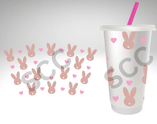 Easter Bunny24oz Cold Cup Wrap