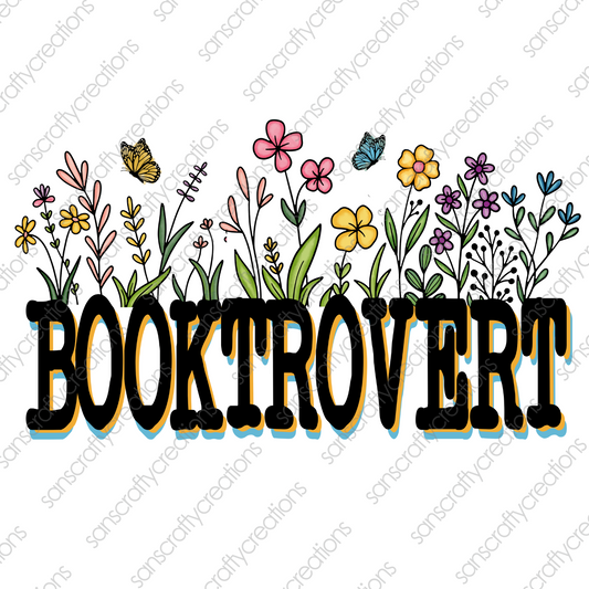Booktrovert-Htv transfer