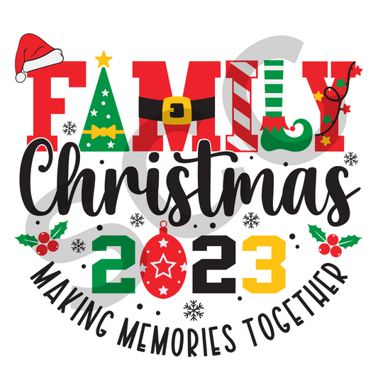 Family Christmas 2023-Kids Transfer