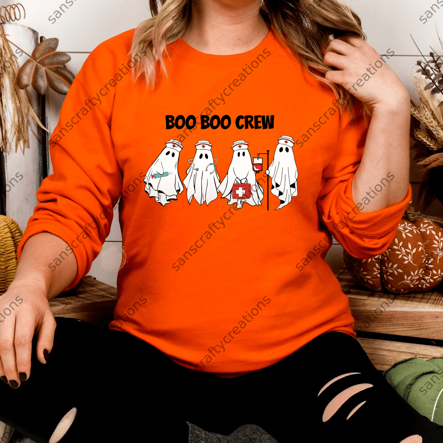 Boo Boo Crew-Transfer - by SansCraftyCreations.com -