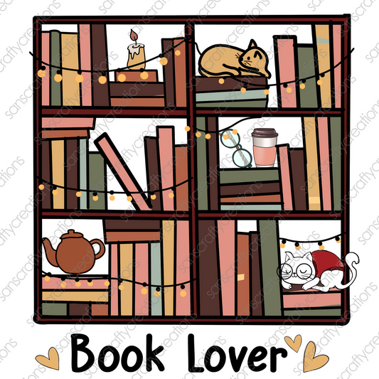 Book Lover-Htv transfer
