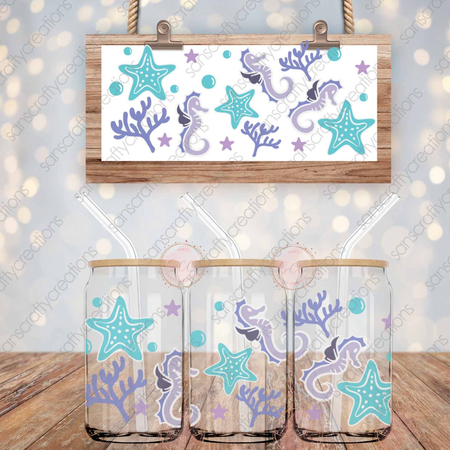 Ocean-16oz Glass Can