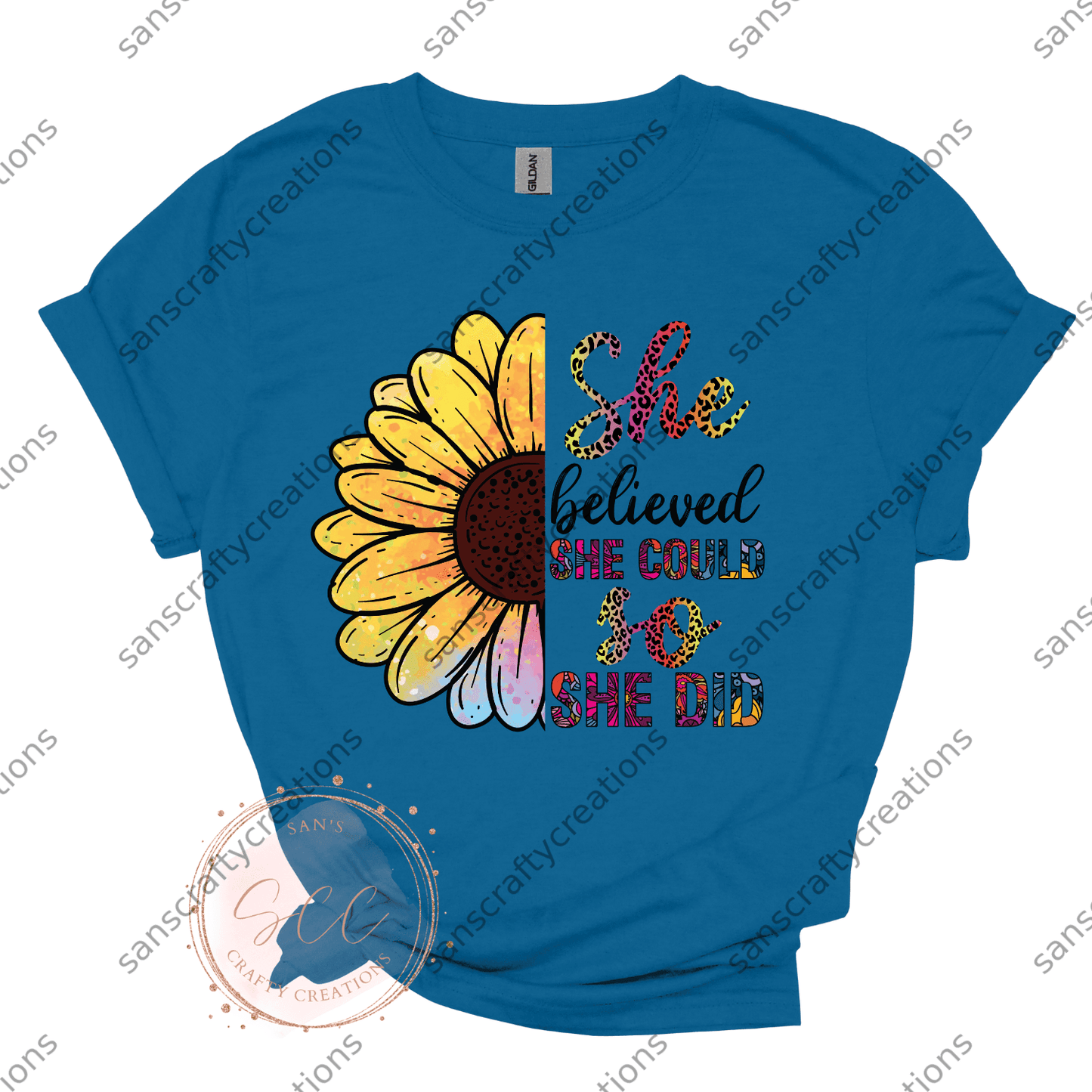 She believed - by SansCraftyCreations.com -