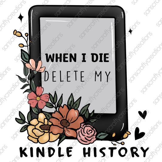 When I die delete my Kindle History-Htv transfer