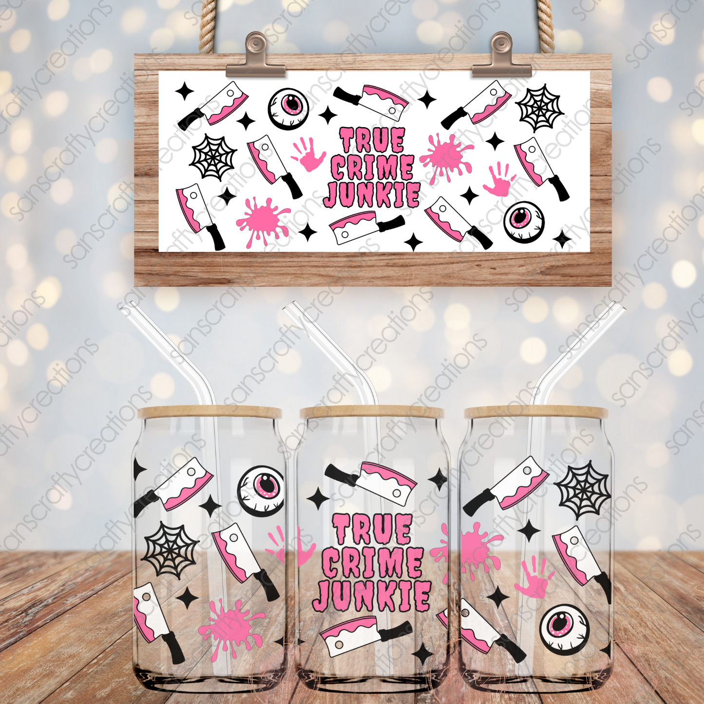 Fall/Halloween-16oz Libbey Glass Wraps