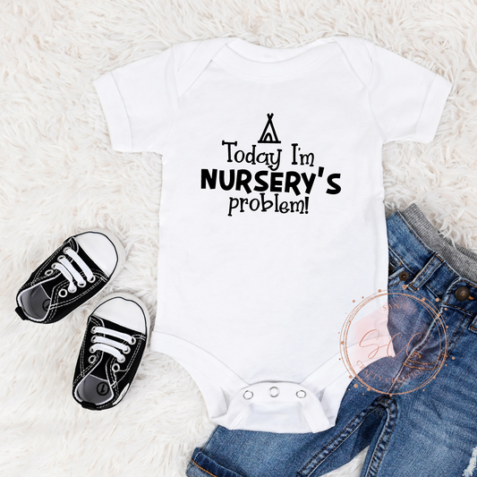 Today I'm nursery's problem-Baby Onsie