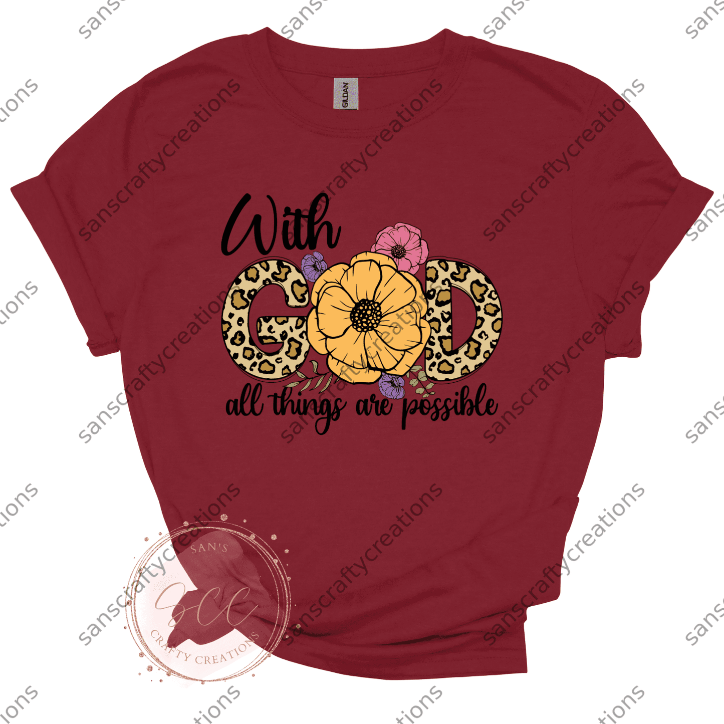 With God all things are possible-Transfer - by SansCraftyCreations.com -