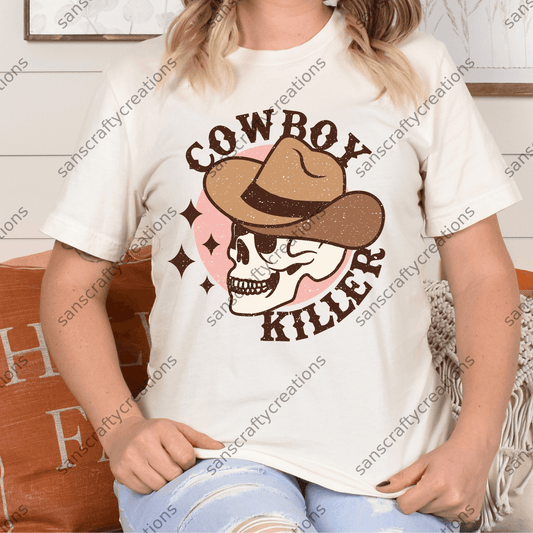 Cowboy Killer-Transfer -  by SansCraftyCreations.com - 