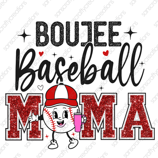 Boujee Baseball Mama Transfer