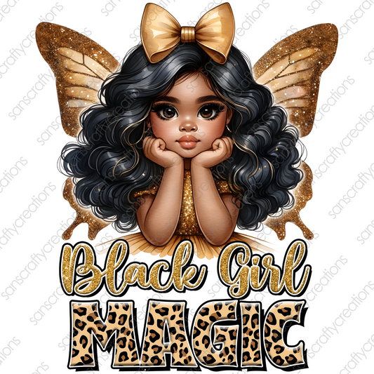 Black girl Magic-Printed Heat Transfer Vinyl
