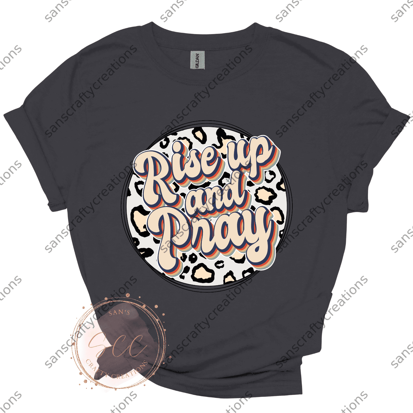 Rise up and Pray-Transfer - by SansCraftyCreations.com -