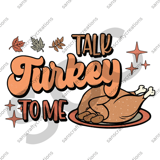 Talk turkey to me -  by SansCraftyCreations.com - 