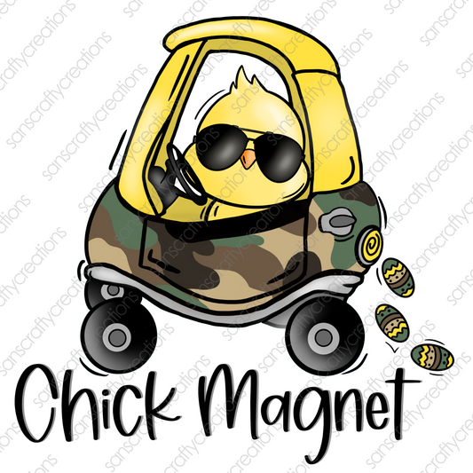 Chick Magnet-HTV Transfer