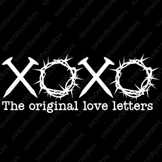 The Original Love Letters-HTV Transfer(White)