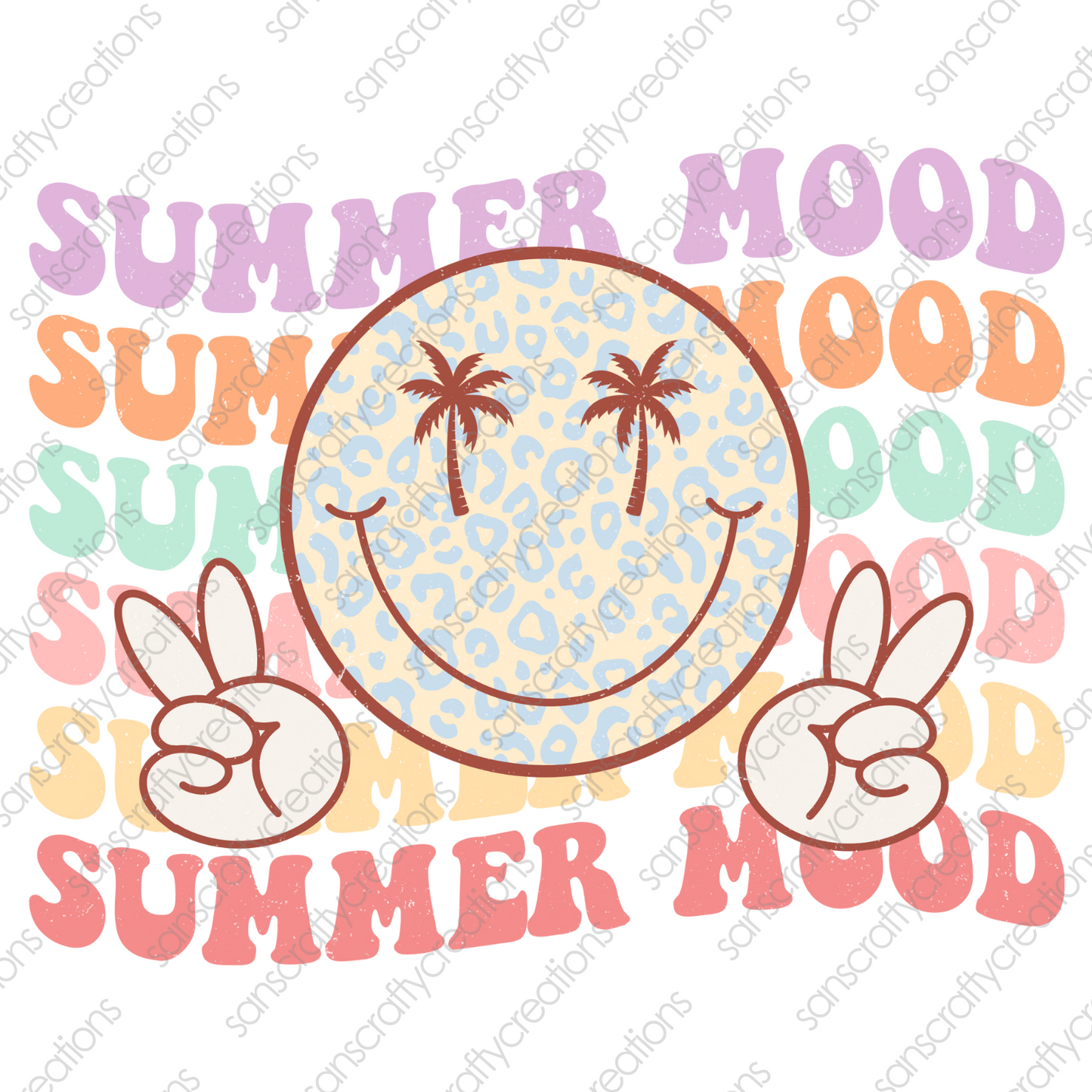 Summer Mood-Printed Heat Transfer Vinyl