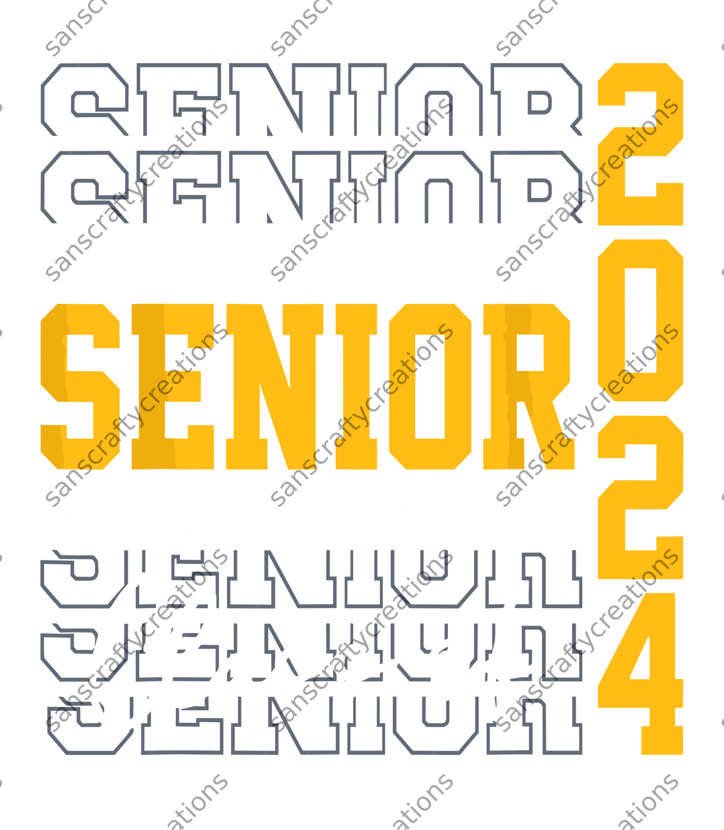 Senior 2024-Transfer - by SansCraftyCreations.com -