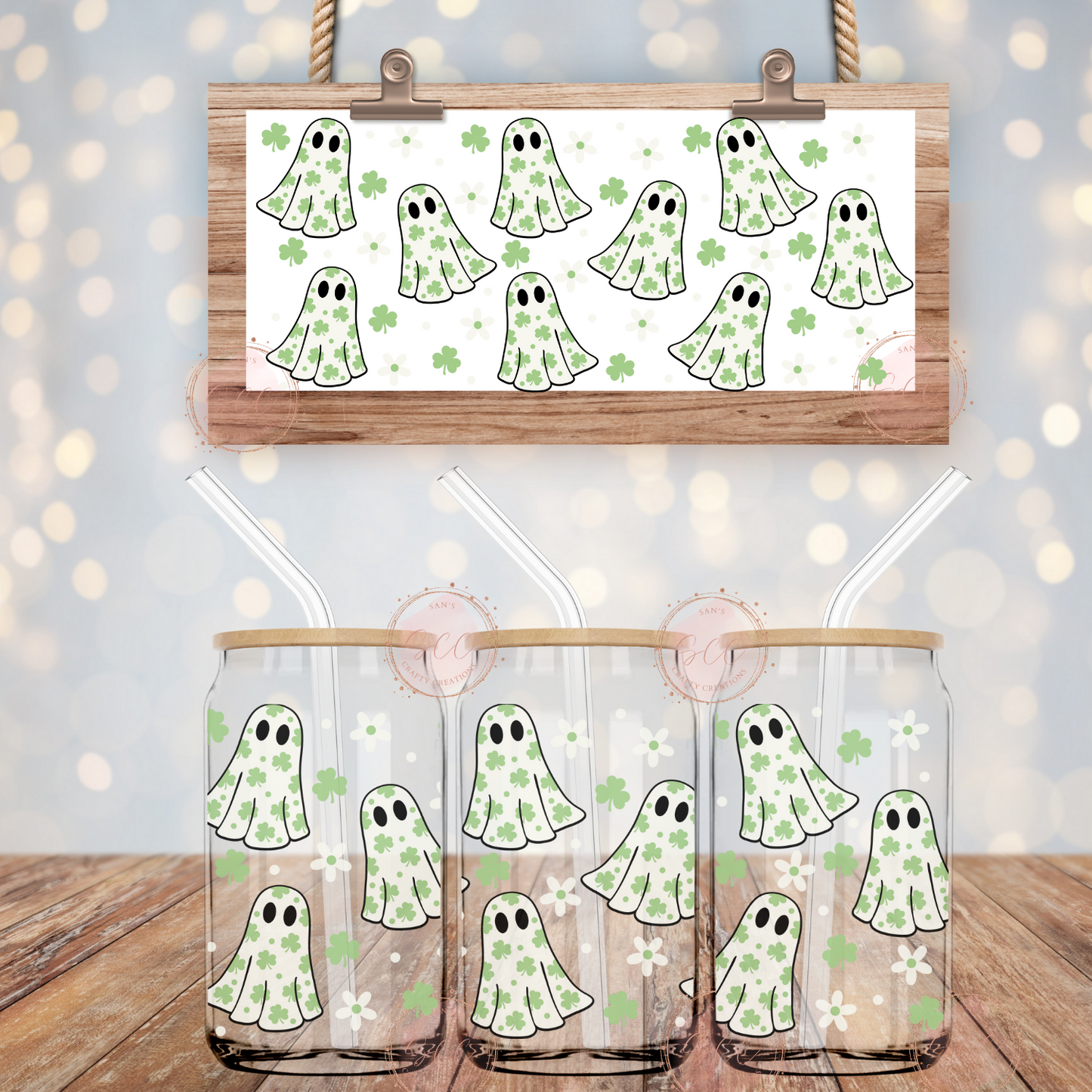 Ghost-16oz Libbey Glass Wrap