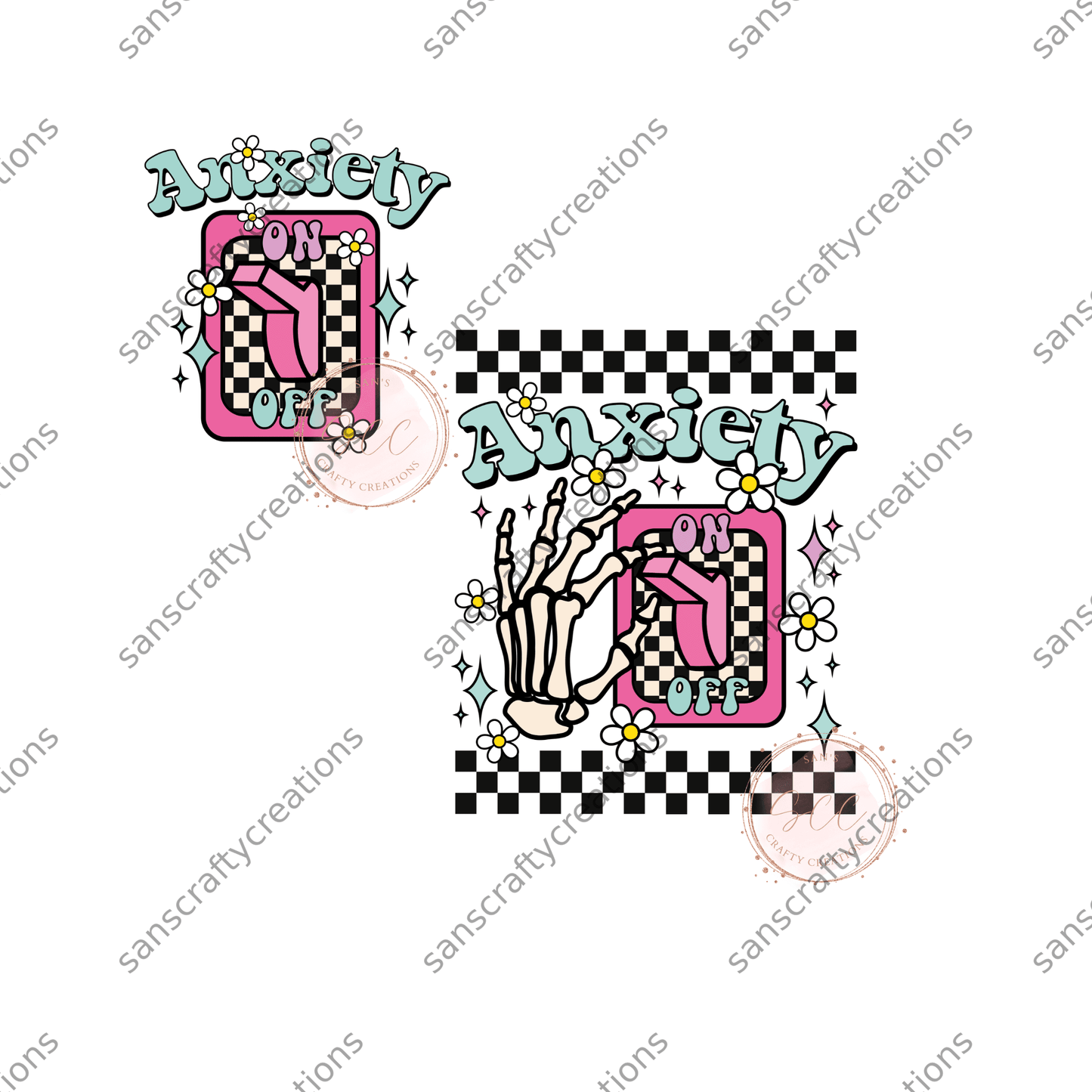 Anxiety on-Transfer (pocket size and back transfer) - by SansCraftyCreations.com -