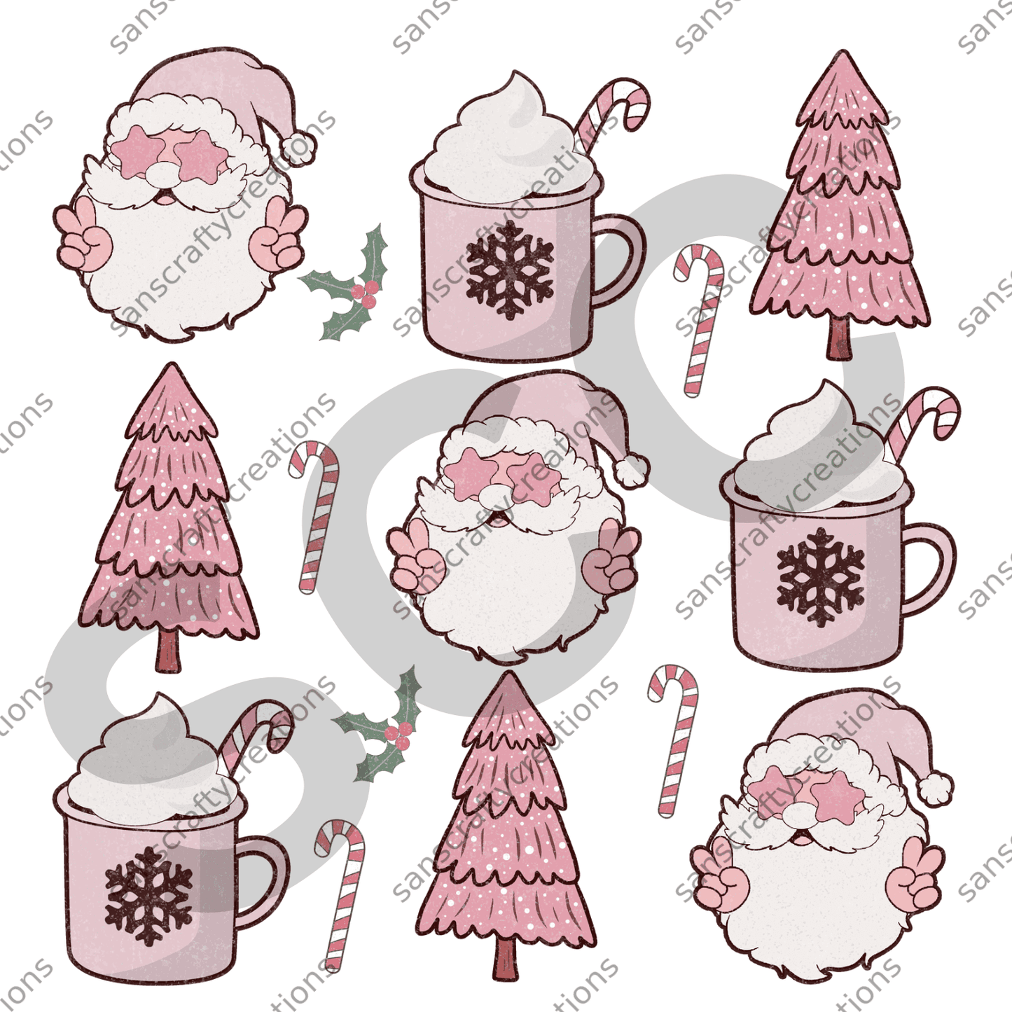 Santa - by SansCraftyCreations.com -