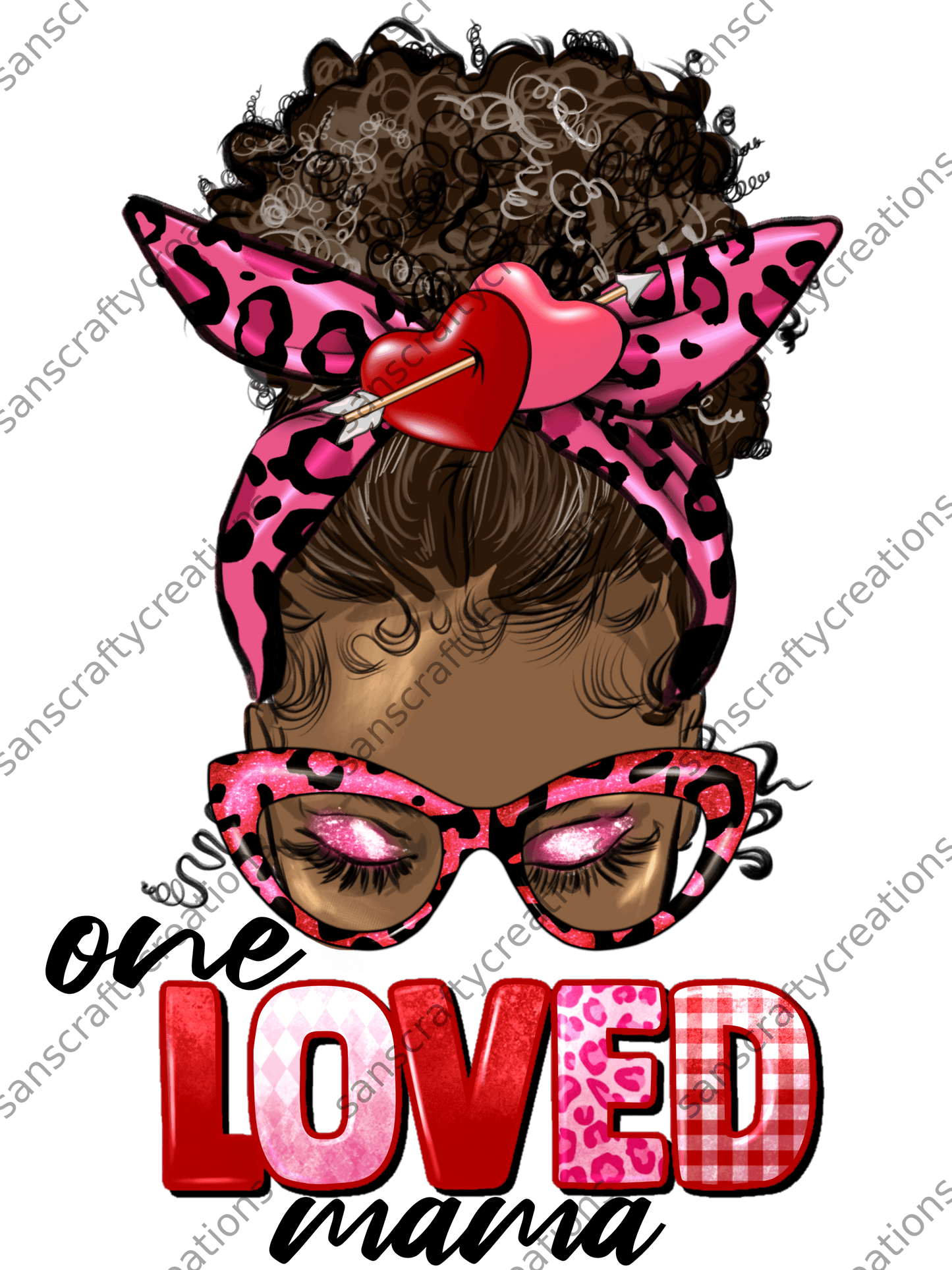 One Loved Mama-Transfer - by SansCraftyCreations.com -