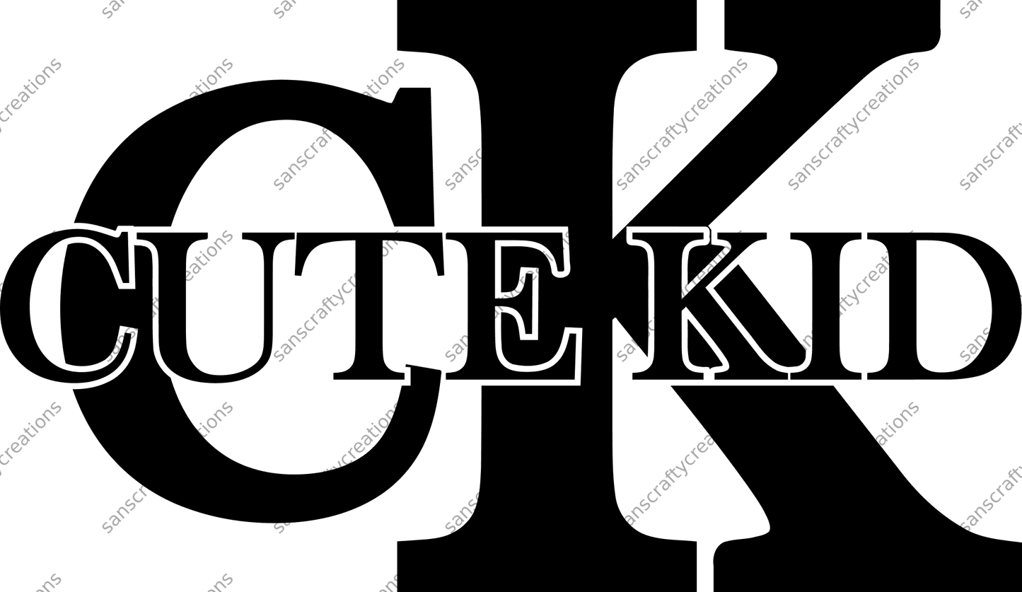 Cute Kid-Transfer - by SansCraftyCreations.com -