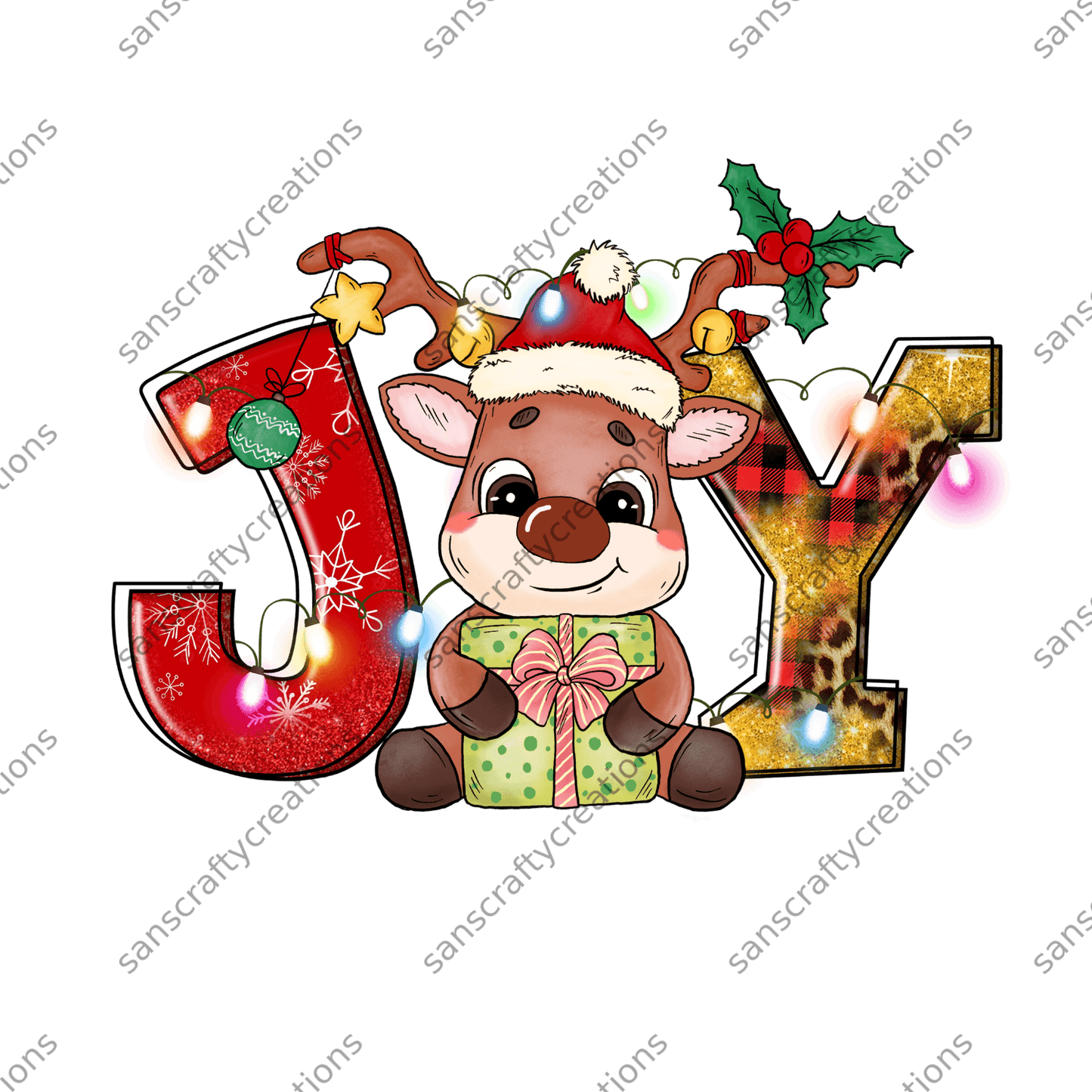 Joy-Printed Heat Transfer Vinyl - by SansCraftyCreations.com -