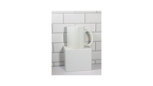 Ceramic 11oz. Blank Mug with white box