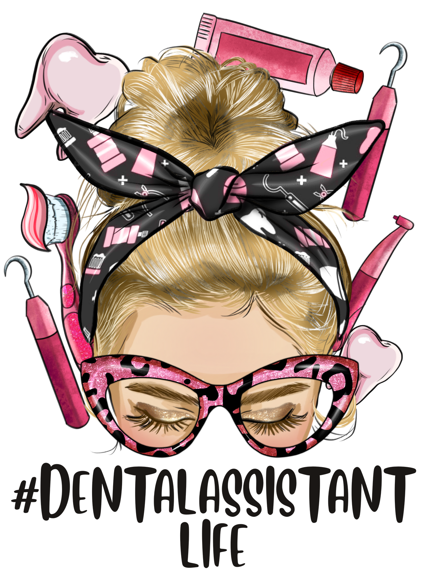 Dental Assistant Blonde-Transfer