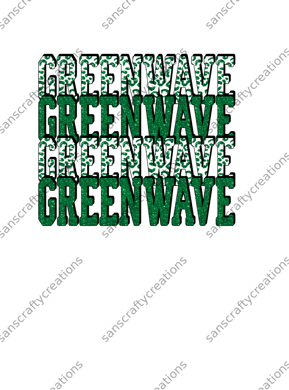 Printed Heat Transfer Vinyl - by SansCraftyCreations.com -