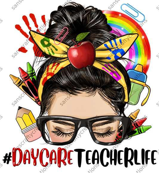 Daycare Teacher Life-Transfer -  by SansCraftyCreations.com - 