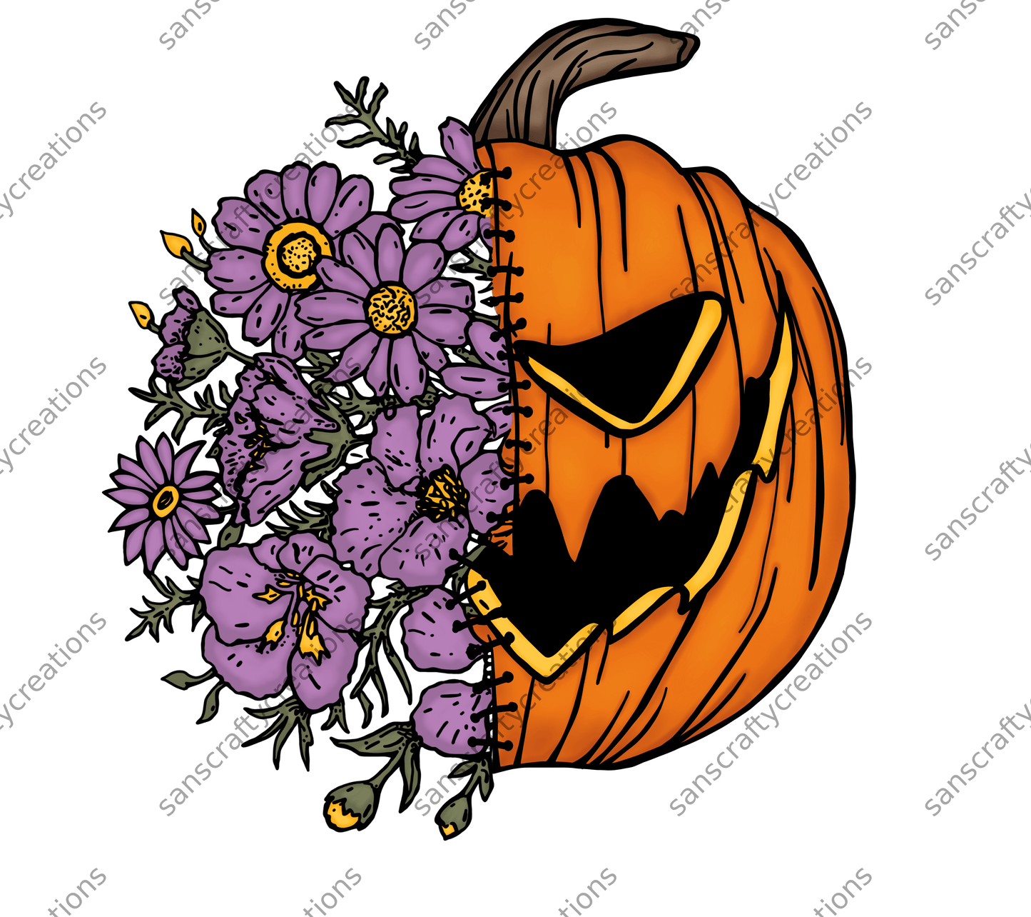 Printed Heat Transfer Vinyl - by SansCraftyCreations.com -