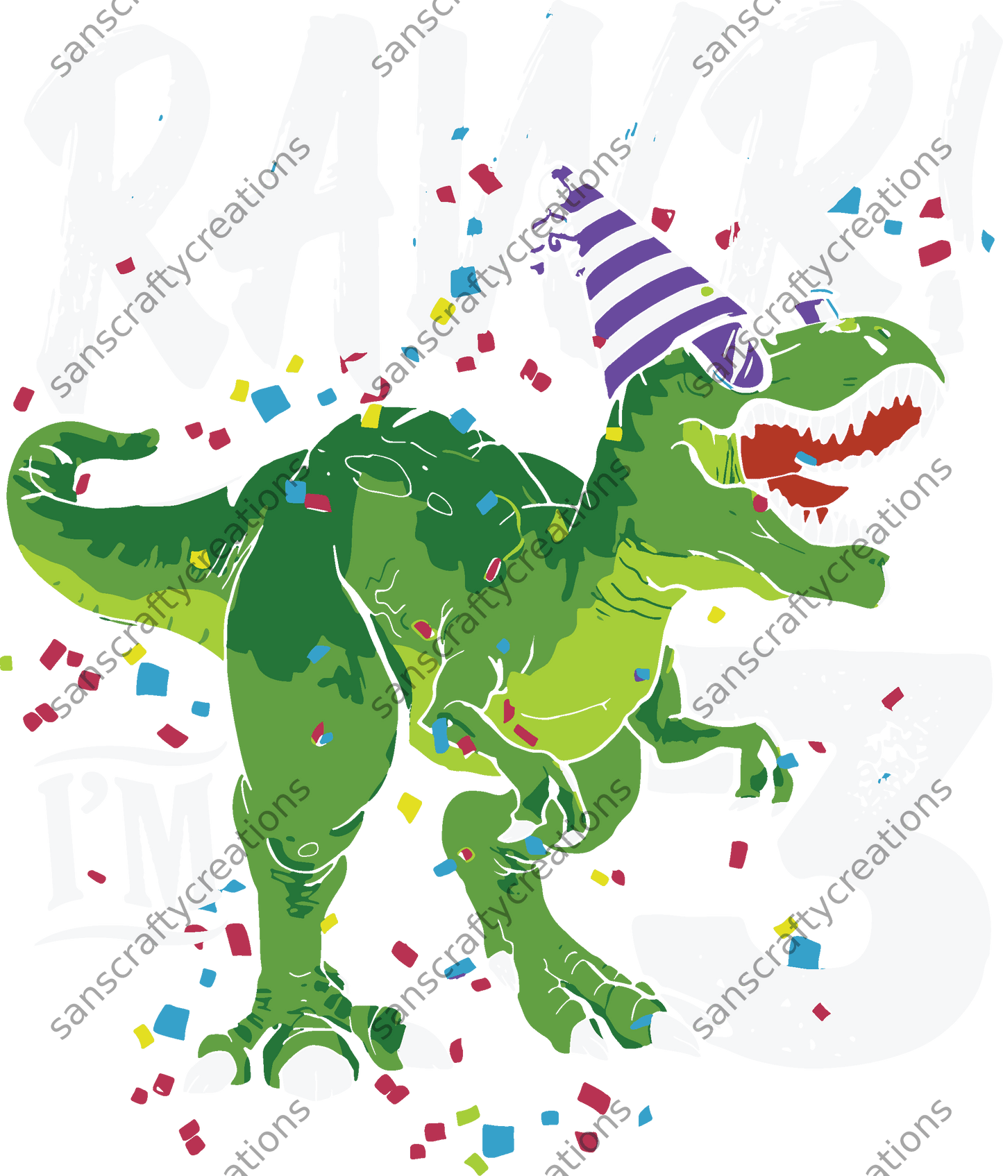 Printed Heat Transfer Vinyl - by SansCraftyCreations.com -