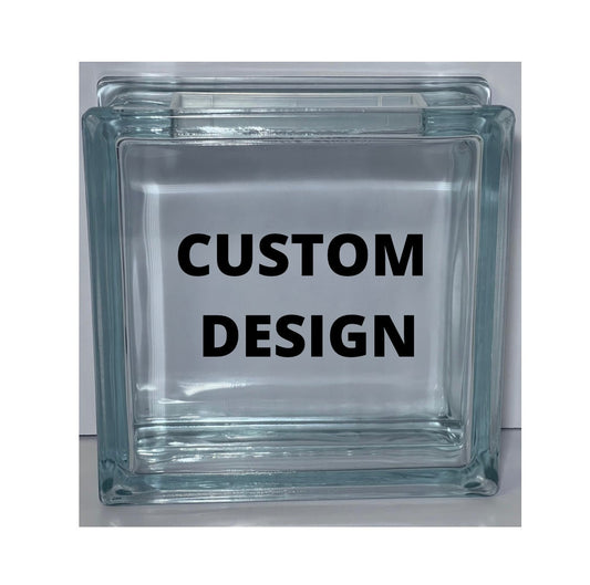 Custom Glass Block 5.5x5.5
