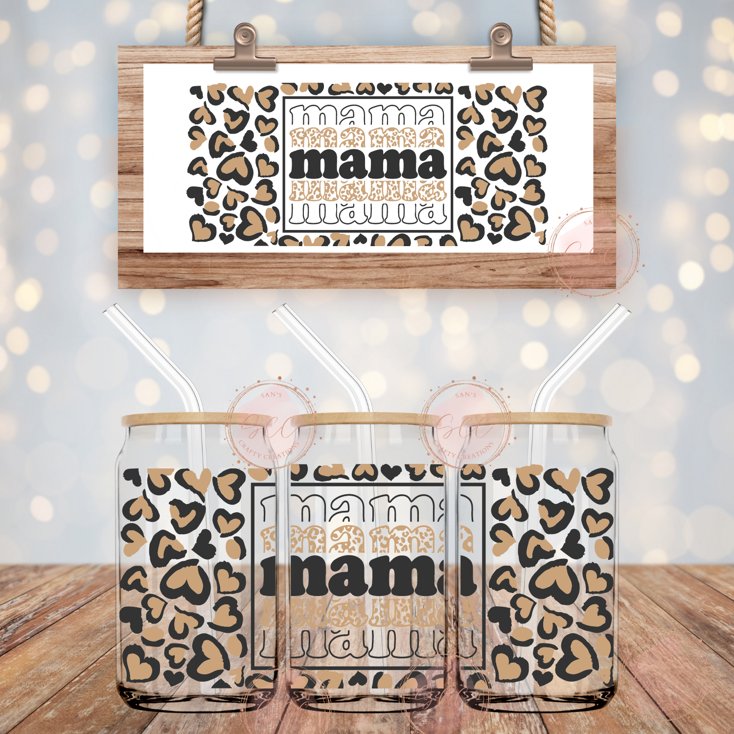 Cat Mama Libbey Glass Can – Revival Design Co.
