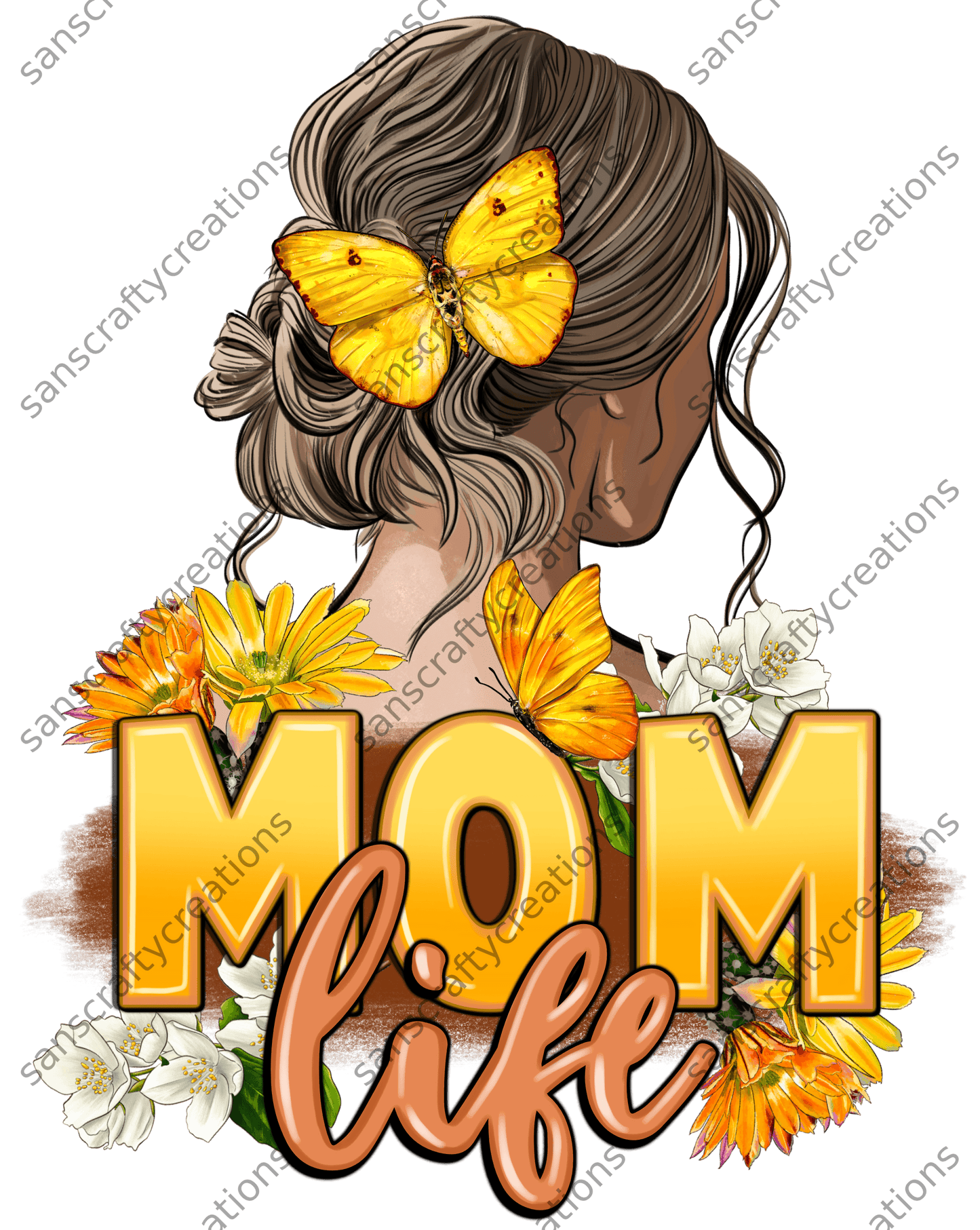 Mom Life-Transfer - by SansCraftyCreations.com -