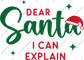 Dear Santa- Kids Transfer -  by SansCraftyCreations.com - 