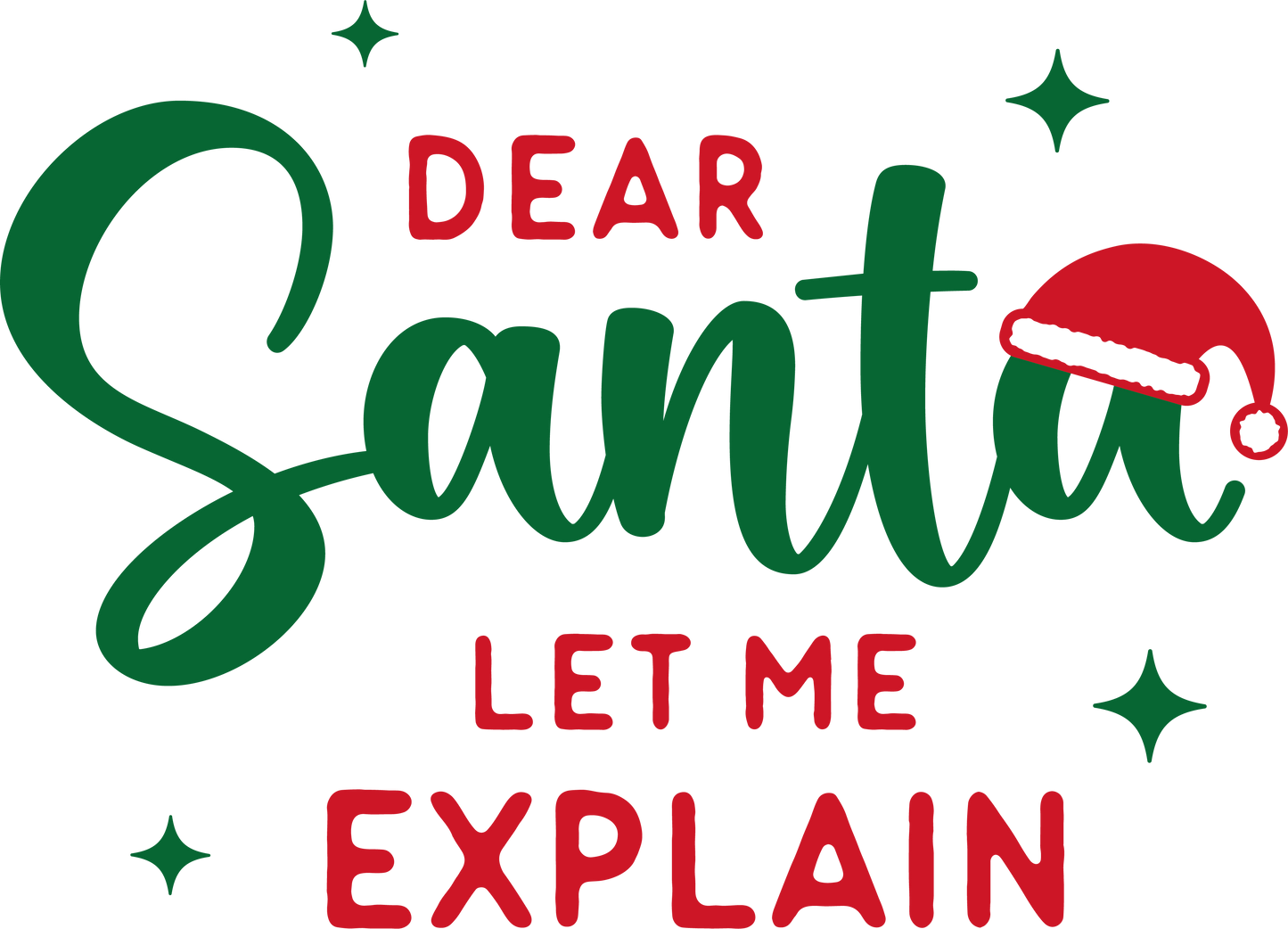 Dear Santa- Adult Transfer