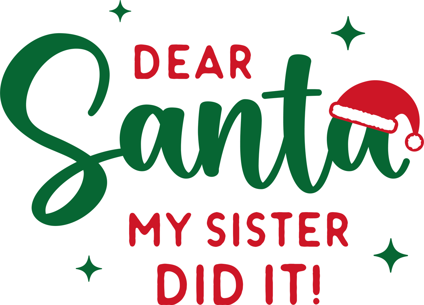 Dear Santa- Adult Transfer