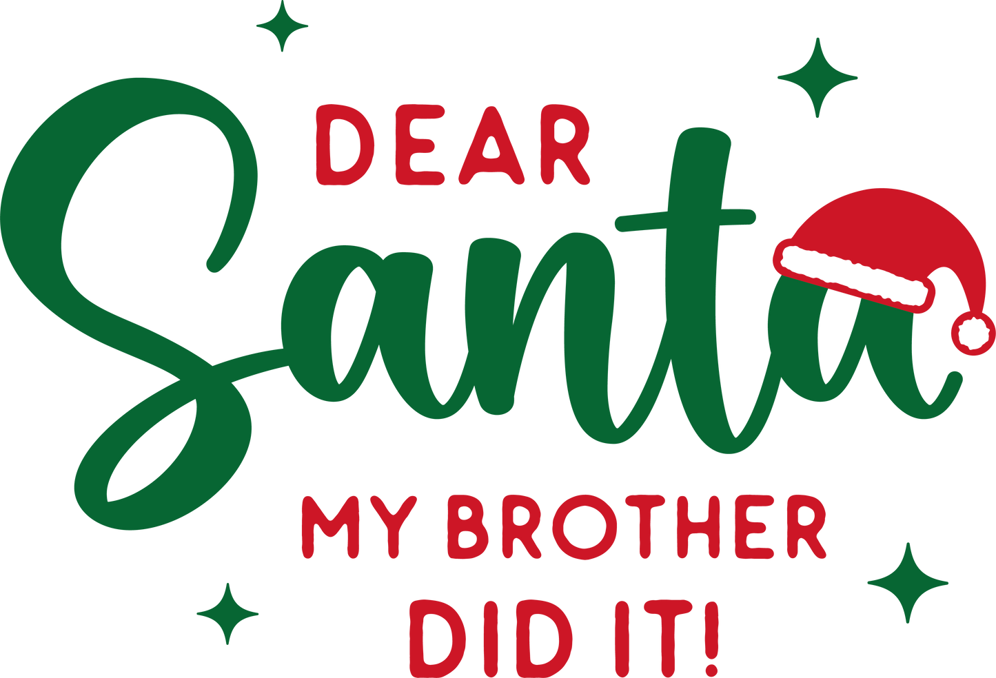 Dear Santa- Adult Transfer