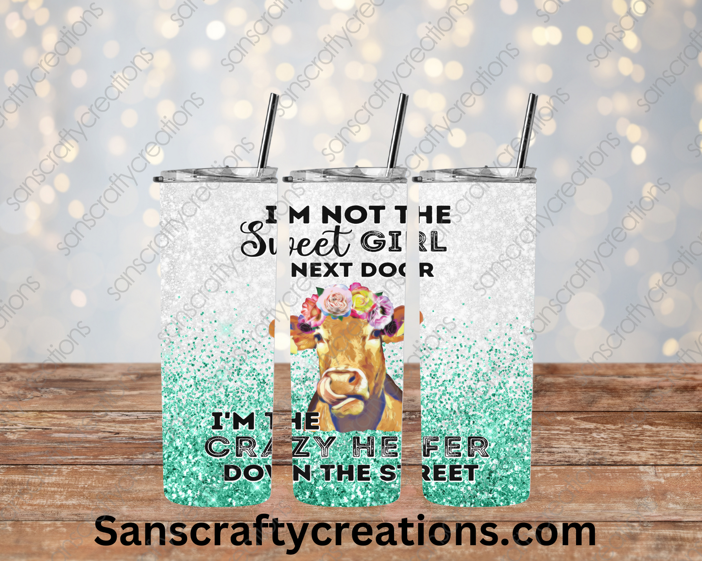 Im not the sweet girl next door-Tumbler Wrap