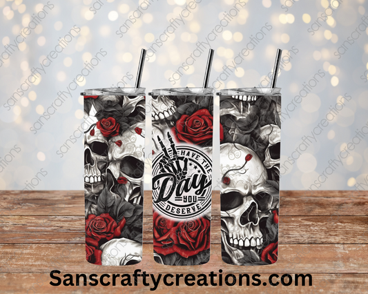 Skulls-Transfer Wrap