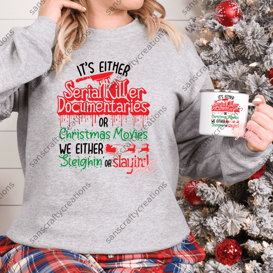 It's Either Serial Killer Documentaries-HTV Transfer - by SansCraftyCreations.com -