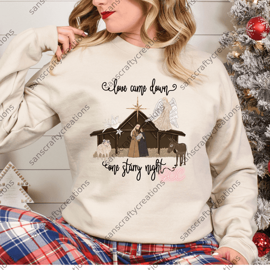 Love came down One Starry Night HTV - by SansCraftyCreations.com -