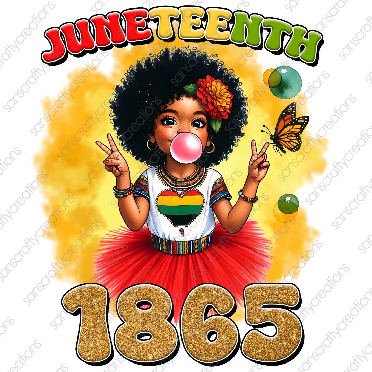 Juneteenth-Printed Heat Transfer Vinyl