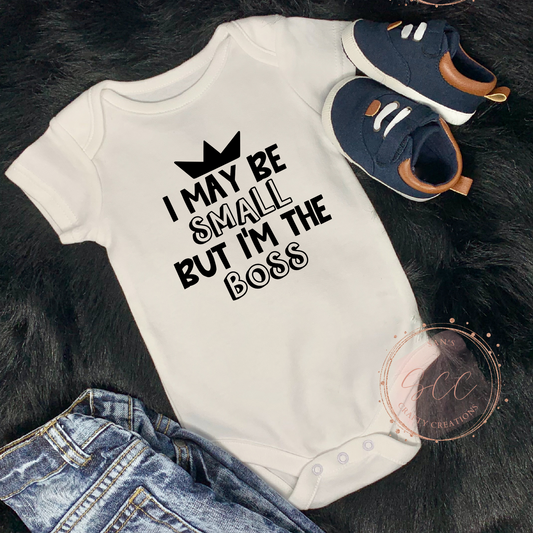 I may be small but I am the Boss-Baby Onsie