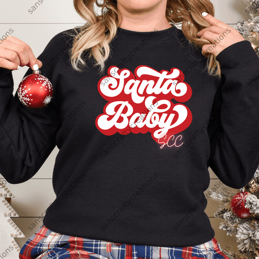 Santa Baby-HTV - by SansCraftyCreations.com -