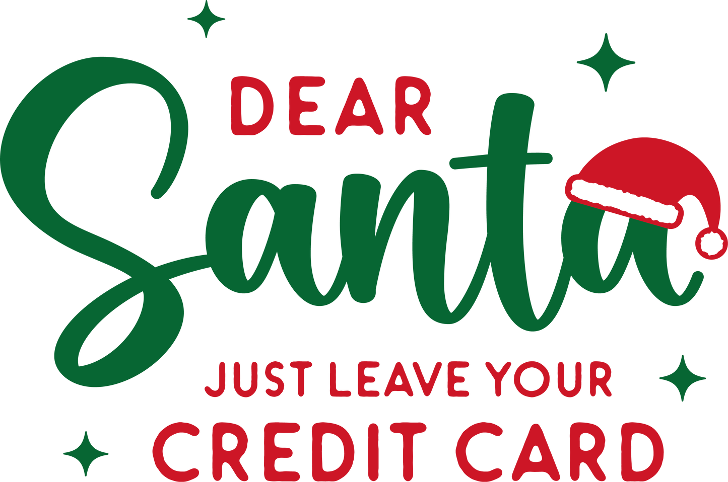 Dear Santa- Adult Transfer