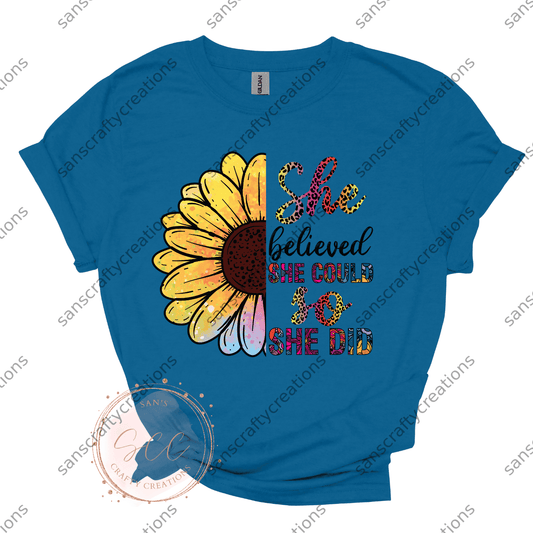 She believed - by SansCraftyCreations.com -