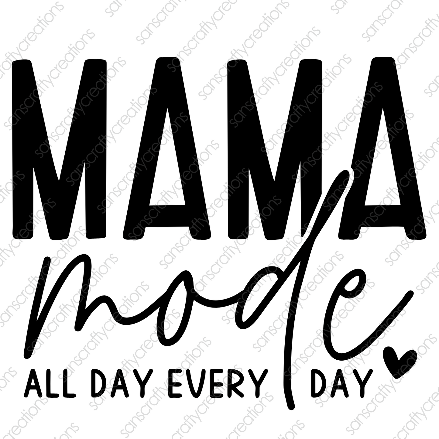 MAMA MODE-Printed Heat Transfer Vinyl