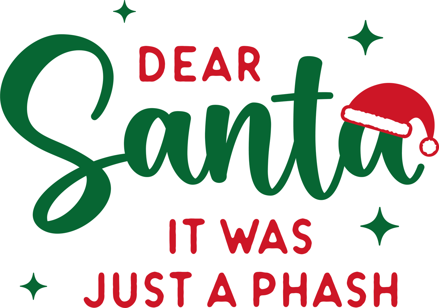 Dear Santa- Adult Transfer